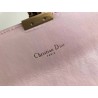 Dior DiorAddict Continental Wallet In Pink Lambskin 877