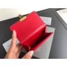 Dior French DiorAddict Wallet In Red Lambskin 147