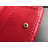 Dior French DiorAddict Wallet In Red Lambskin 147