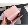 Dior French DiorAddict Wallet In Pink Lambskin 461