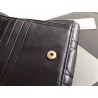 Dior French DiorAddict Wallet In Black Lambskin 499