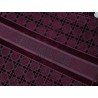 Dior Book Tote Bag In Bordeaux Cannage Embroidered Velvet 067