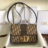 Dior 30 Montaigne Bag In Brown Oblique Jacquard Canvas 101