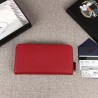 Prada Zipped Wallet In Red Saffiano Leather 505