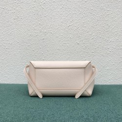 Celine Belt Nano Bag In Pale Pink Grained Calfskin 534