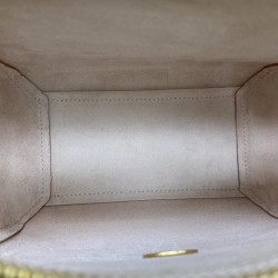 Celine Belt Nano Bag In Pale Pink Grained Calfskin 534