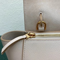 Celine Belt Nano Bag In Pale Pink Grained Calfskin 534