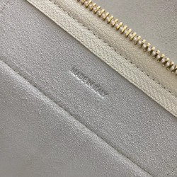 Celine Belt Nano Bag In White Grained Calfskin 567