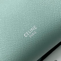 Celine Belt Nano Bag In Celadon Grained Calfskin 590