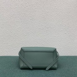 Celine Belt Nano Bag In Celadon Grained Calfskin 590