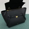 Celine Belt Nano Bag In Black Grained Calfskin 294