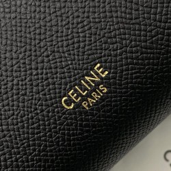 Celine Belt Nano Bag In Black Grained Calfskin 294