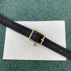 Celine Belt Nano Bag In Black Grained Calfskin 294