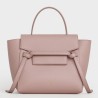 Celine Belt Nano Bag In Vintage Pink Grained Calfskin 094