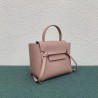 Celine Belt Nano Bag In Vintage Pink Grained Calfskin 094