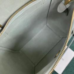 Celine Belt Nano Bag In Vert D'eau Grained Calfskin 889