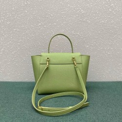 Celine Belt Nano Bag In Sage Grained Calfskin 533