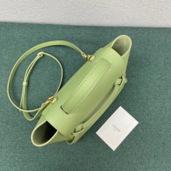 Celine Belt Nano Bag In Sage Grained Calfskin 533