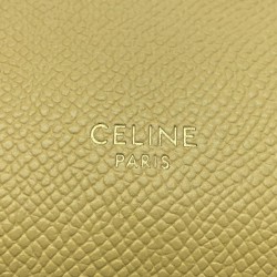 Celine Belt Nano Bag In Yellow Grained Calfskin 976