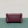 Celine Belt Nano Bag In Bordeaux Grained Calfskin 722