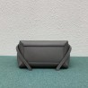 Celine Micro Belt Bag In Grey Grained Calfskin 662