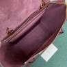 Celine Micro Belt Bag In Bordeaux Grained Calfskin 727