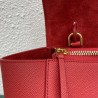 Celine Micro Belt Bag In Red Grained Calfskin 680