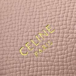 Celine Micro Belt Bag In Vintage Pink Grained Calfskin 568