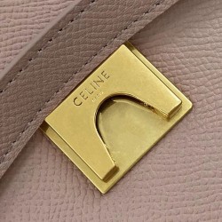 Celine Micro Belt Bag In Vintage Pink Grained Calfskin 568