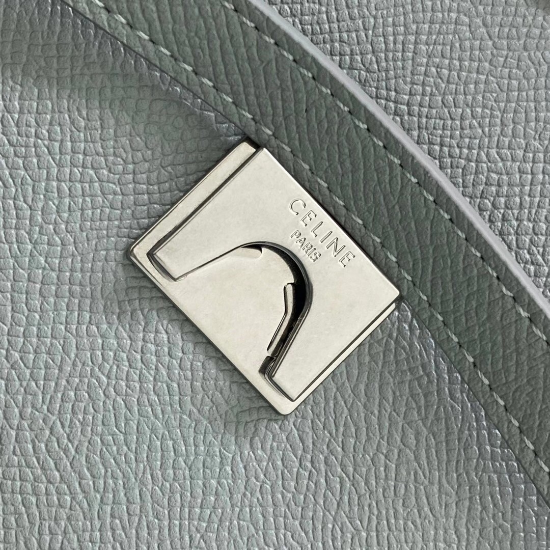 Celine Micro Belt Bag In Mineral Grained Calfskin 798