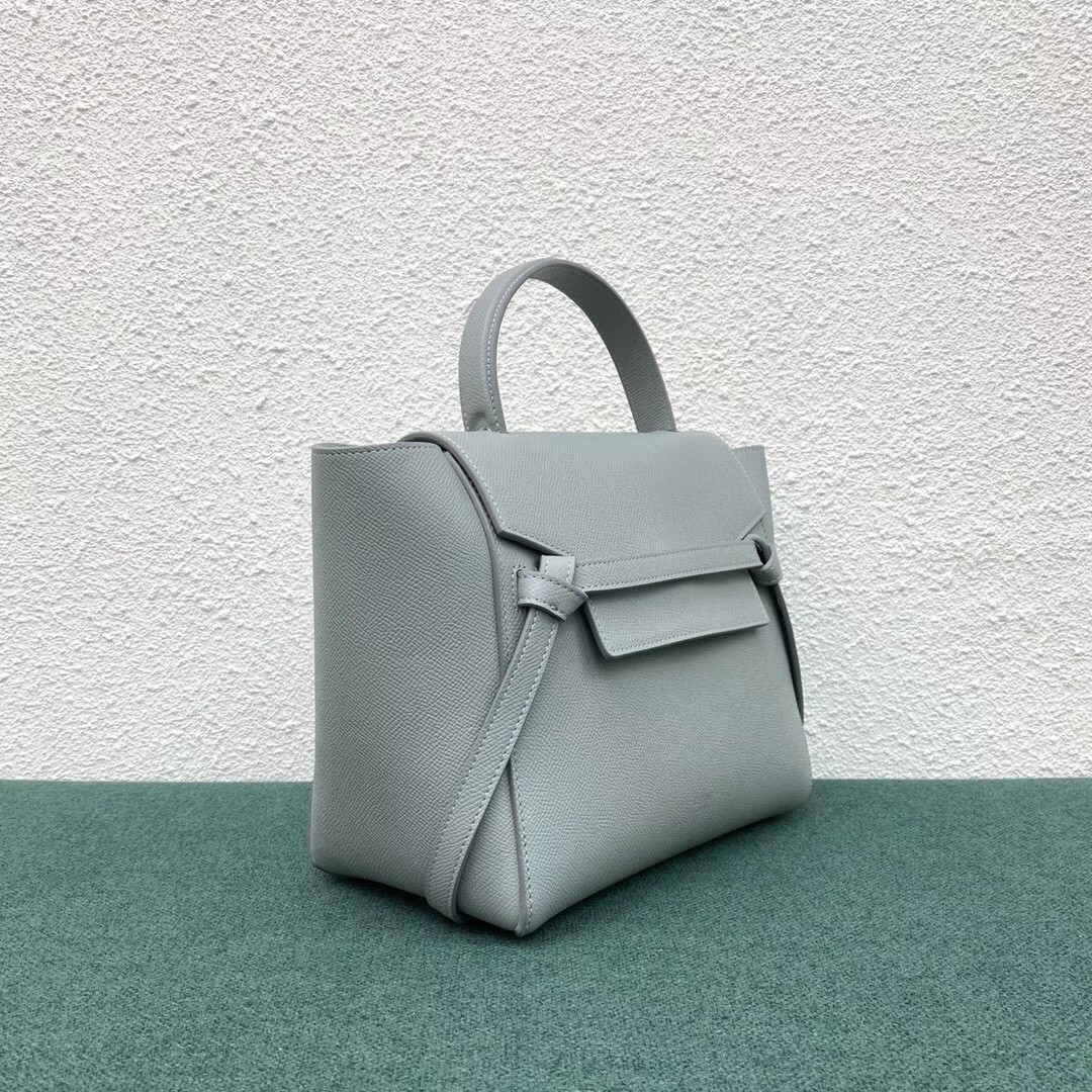 Celine Micro Belt Bag In Mineral Grained Calfskin 798