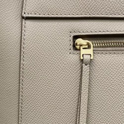 Celine Belt Mini Bag In Light Taupe Grained Calfskin 824