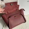 Celine Belt Mini Bag In Bordeaux Grained Calfskin 847