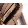 Dior Mini Saddle Bag In Nude Calfskin 516