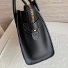 Celine Micro Luggage Tote Bag In Black Smooth Calfskin 863