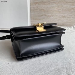 Celine Classic Box Small Bag In Black Box Calfskin 149