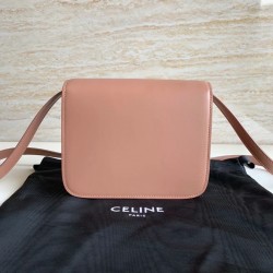 Celine Classic Box Teen Bag In Antique Rose Box Calfskin 325