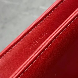 Celine Triomphe Teen Bag In Red Leather 020