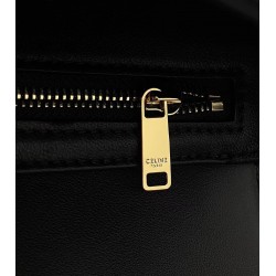 Celine Triomphe Teen Bag In Black Leather 079