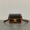 Celine Triomphe Teen Bag In Black Triomphe Canvas 099