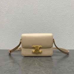 Celine Triomphe Teen Bag In Nude Leather 129