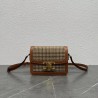 Celine Triomphe Teen Bag In Tweed and Calfskin 168