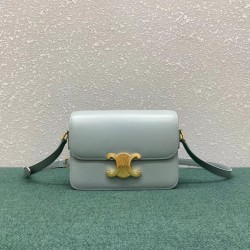 Celine Triomphe Teen Bag In Mineral Leather 946