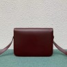 Celine Triomphe Large Bag In Bordeaux Calfskin 739