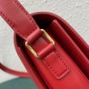 Celine Triomphe Large Bag In Red Calfskin 936