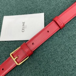 Celine Triomphe Large Bag In Red Calfskin 936