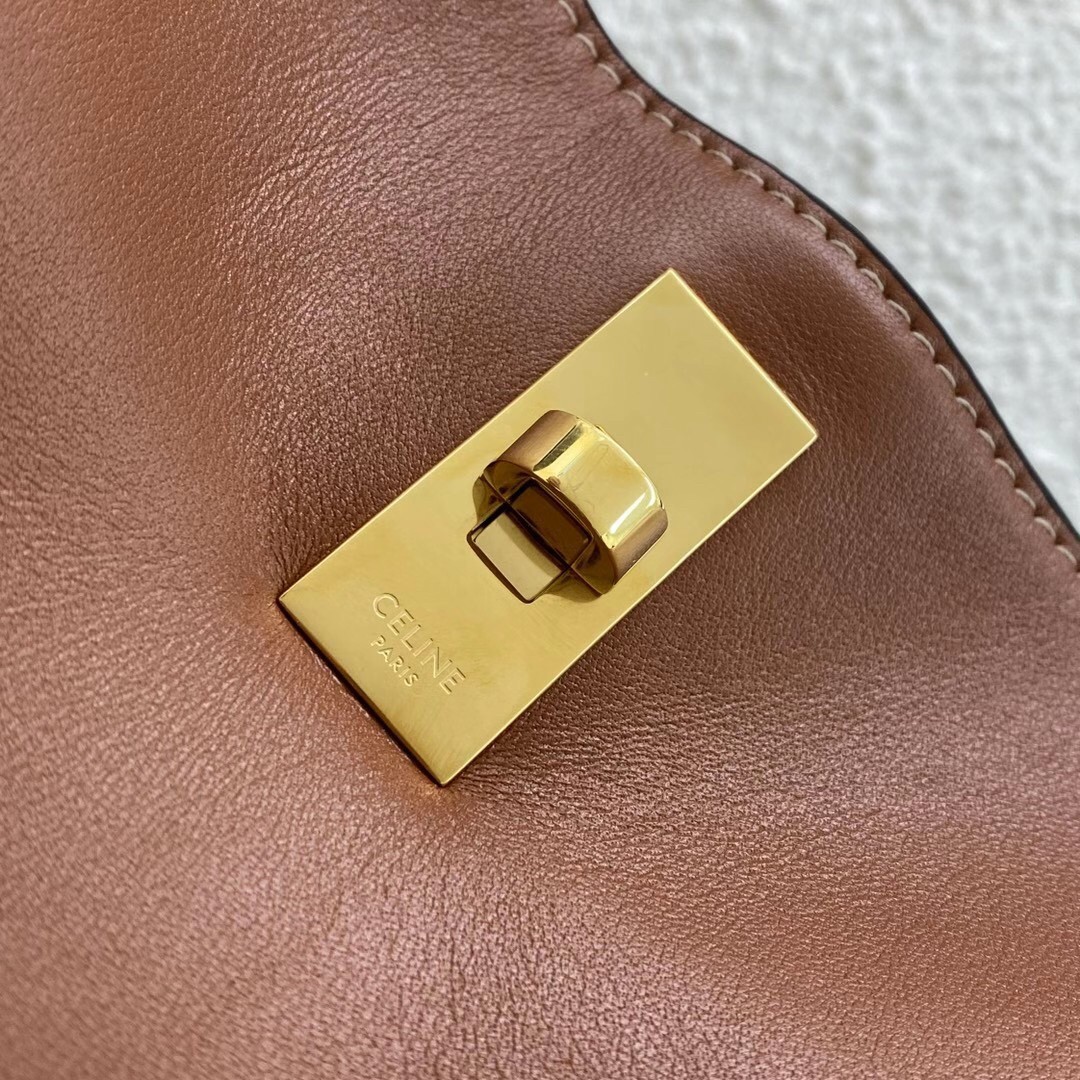 Celine Bucket 16 Bag In Brown Smooth Calfskin 628