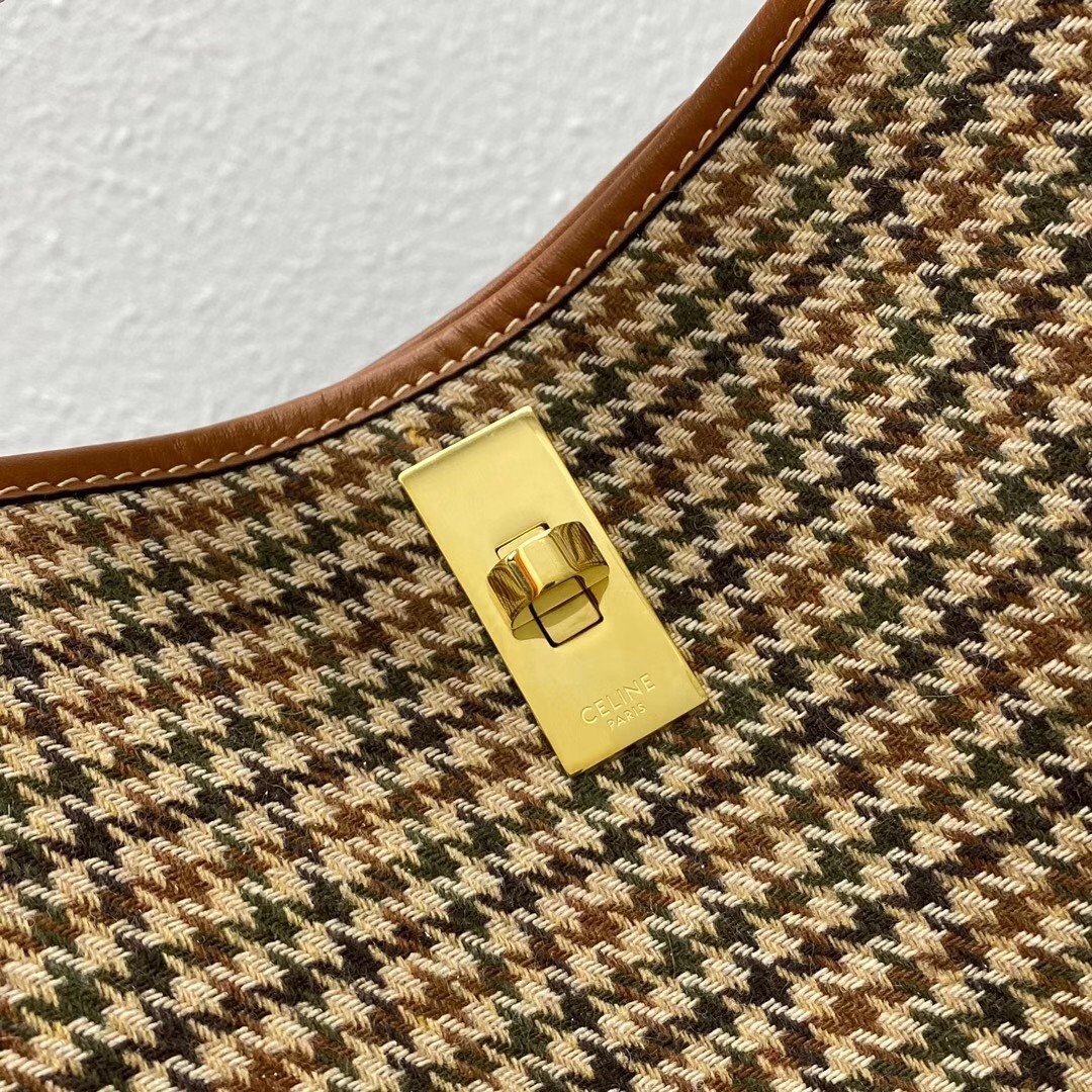 Celine Bucket 16 Bag In Tweed and Calfskin 313