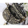 Dior Saddle Bag In Beige Multicolor Mizza Embroidery 506