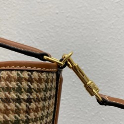 Celine Bucket 16 Bag In Tweed and Calfskin 313